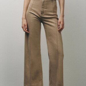 Zara tan marine jeans